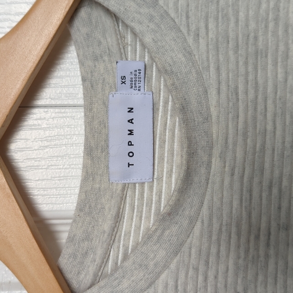 TOPMAN ribbed long sleeve shirt - Picture 2 of 2